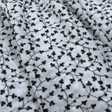 Caffe' D'Orzo Abito Tinta Unita con Fantasia per Bambina ZW1A82M0063 BIANCO CAFFE' D'ORZO 