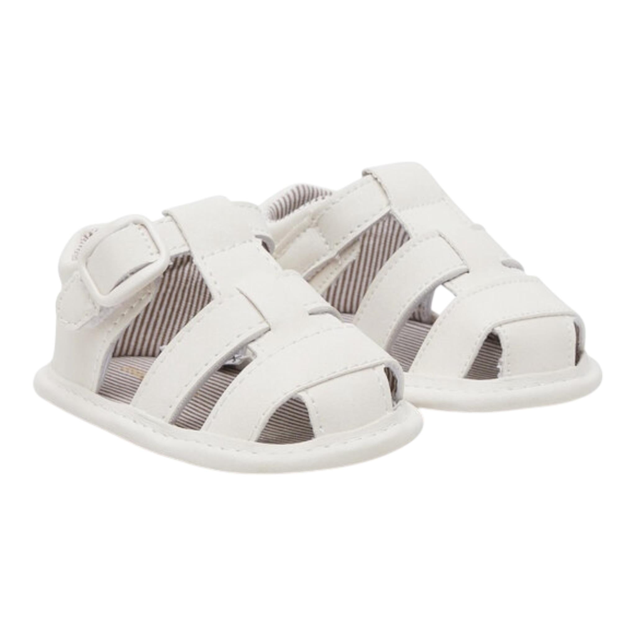 Mayoral Sandali tinta unita con Fibia Panna per Neonato 9897 PANNA MAYORAL 