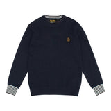 Refrigiwear Solid Color Crew Neck Sweater Blue For Boys