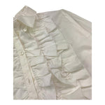 Liu Jo Camicia Tinta Unita con Balze per Bambina GA4108 BIANCO LIU JO 