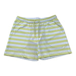 K-Way Bermuda Tinta Unita con Fantasia A Righe per Bambino K4141IW BIANCO/GIALLO K-WAY 