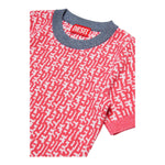 DIESEL t-shirt in maglia logata Fuxia per Bambina J01835 FUXIA DIESEL 
