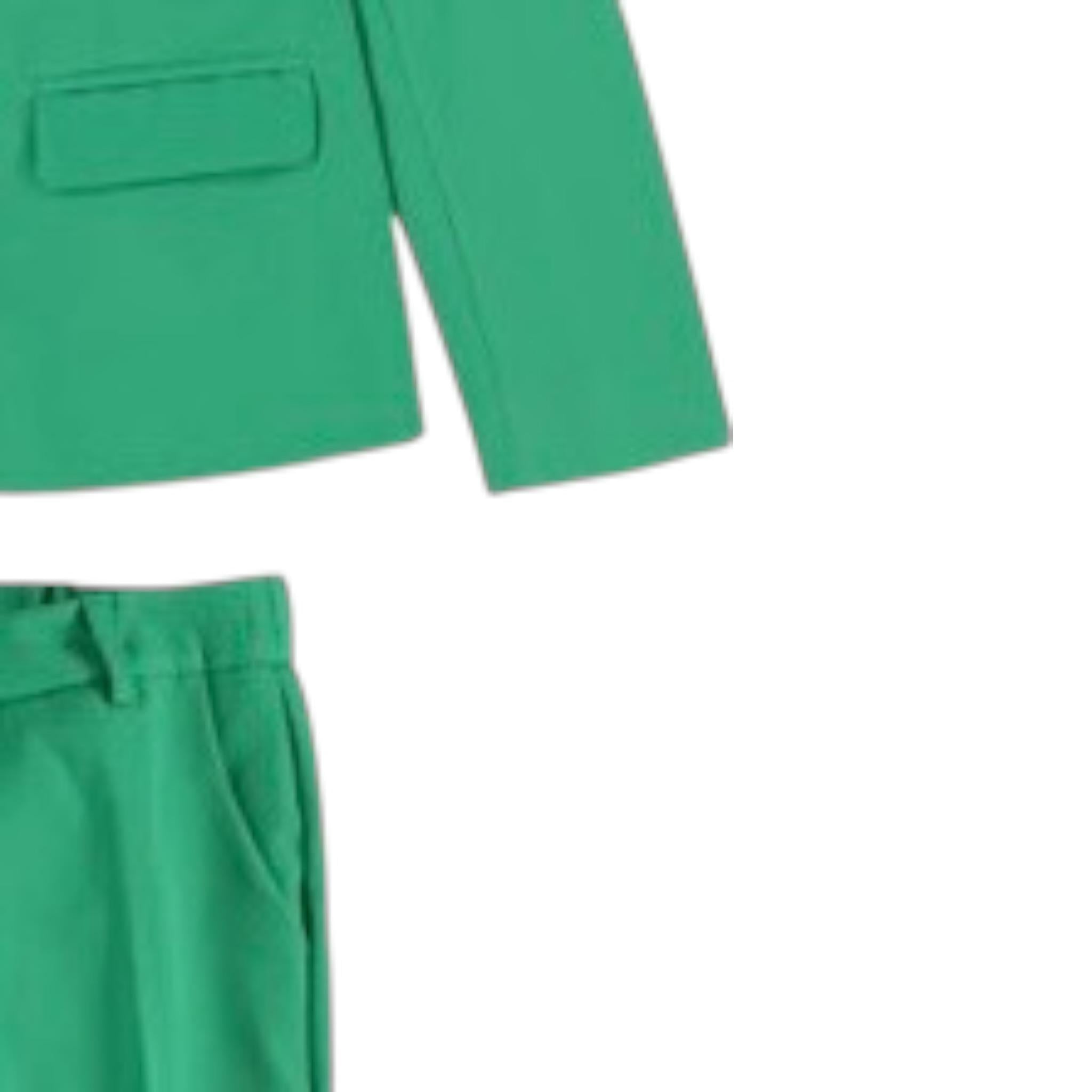 Manila Grace Completo 2 Pezzi Pantalone-Giacca per Bambina MG2021 VERDE MANILA GRACE 