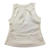 Lu Lu By Miss Grant Canotta Tinta Unita Girocollo per Bambina LL3555 BIANCO LU LU BY MISS GRANT 