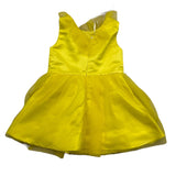 Liu Jo Solid Color Sleeveless Dress With Yellow Tulle For Girls