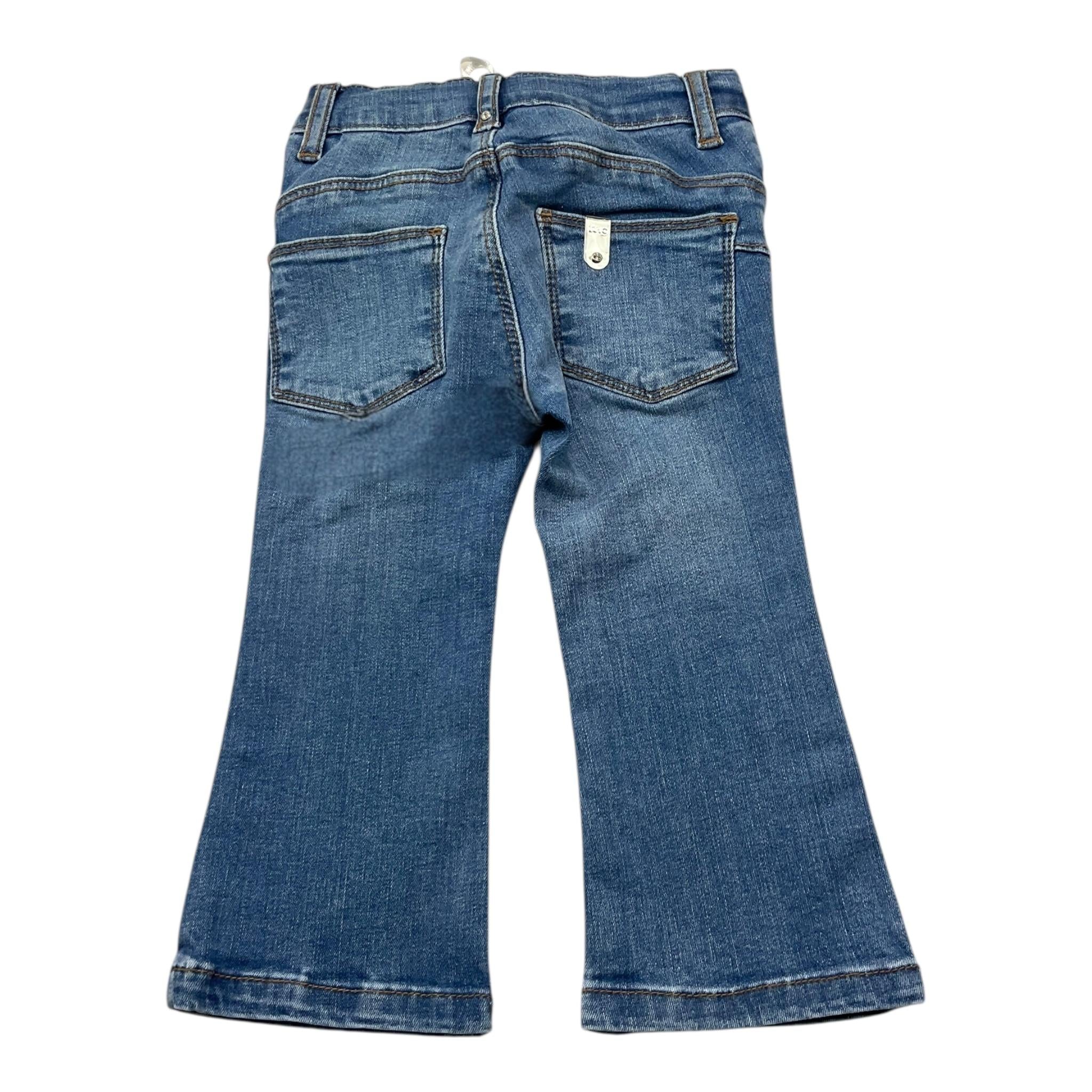 Liu Jo Jeans Tinta Unita con Girovita Regolabile per Neonata KA5067N BLU LIU JO 