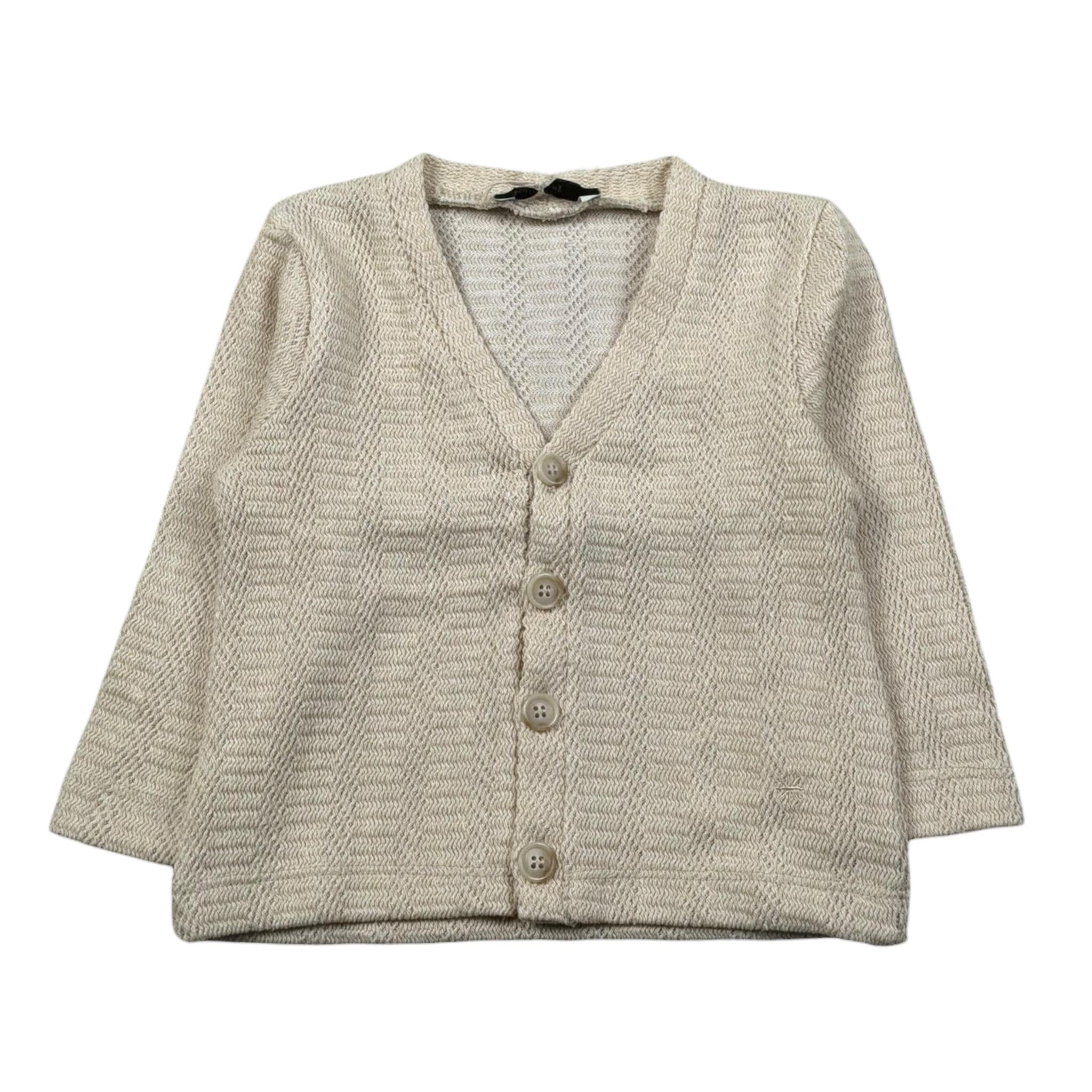 Manuel Ritz Cardigan Tinta Unita Scollo A V per Neonato MR3113N BEIGE MANUEL RITZ 