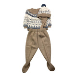 MAC ILUSIO'N completo 3 pezzi maglia-ghettina-cappello Beige per Neonato 9419 BEIGE MAC ILUSIO'N 