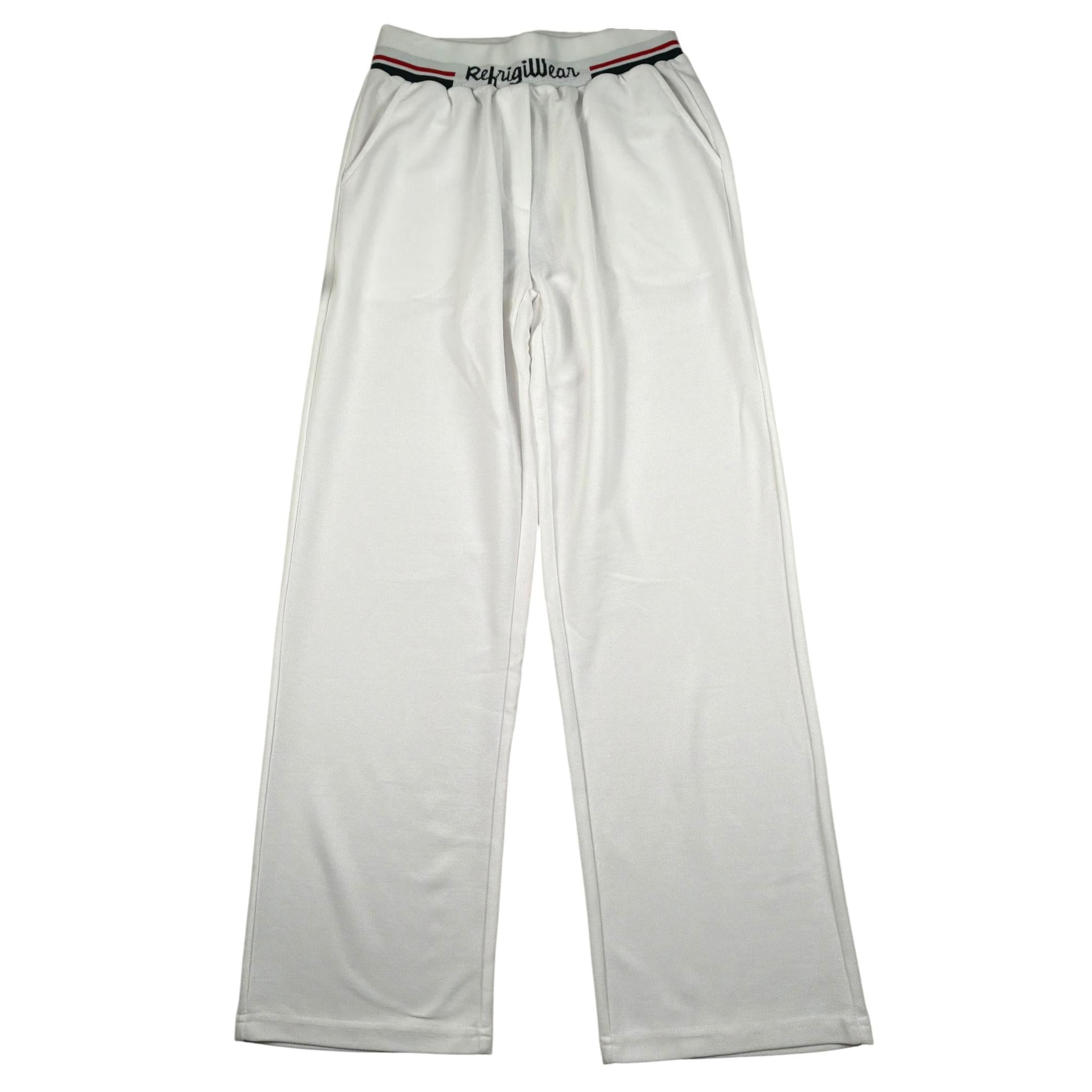 Refrigiwear Pantalone Tinta Unita Modello Palazzo per Bambina RWG608 BIANCO REFRIGIWEAR 