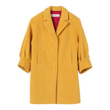 SIMONETTA cappotto tinta unita Senape per Bambina SV2A00X SENAPE SIMONETTA 