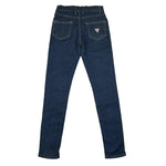 Guess Jeans Tinta Unita con Bottoni per Bambina J3YA04D52Z0 BLU GUESS 