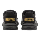 Versace Sneakers Solid Color With Black Logo Prints For Kids