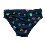 F**K Costume Modello Slip Tinta Unita con Fantasia per Bambino FJ25J04SA20 BLU F**K 