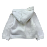 Moschino Cardigan Tinta Unita con Cappuccio per Neonata MUW00X PANNA MOSCHINO 