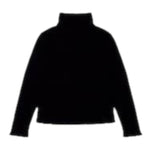 MAISON MARGIELA maglia tinta unita collo alto Nero per Bambina M60717 NERO MAISON MARGIELA 