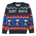 SAINT BARTH maglia girocollo stampa fantasia con logo e snoopie Multicolor per Bambino DU0003 MULTICOLOR SAINT BARTH 