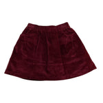 TRUSSARDI gonna tinta unita in velluto Bordeaux per Bambina TGA25116GO BORDEAUX TRUSSARDI 