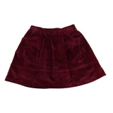 TRUSSARDI gonna tinta unita in velluto Bordeaux per Bambina TGA25116GO BORDEAUX TRUSSARDI 