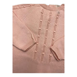 Wedoble Solid Pink Long Sleeve Romper For Baby Girl