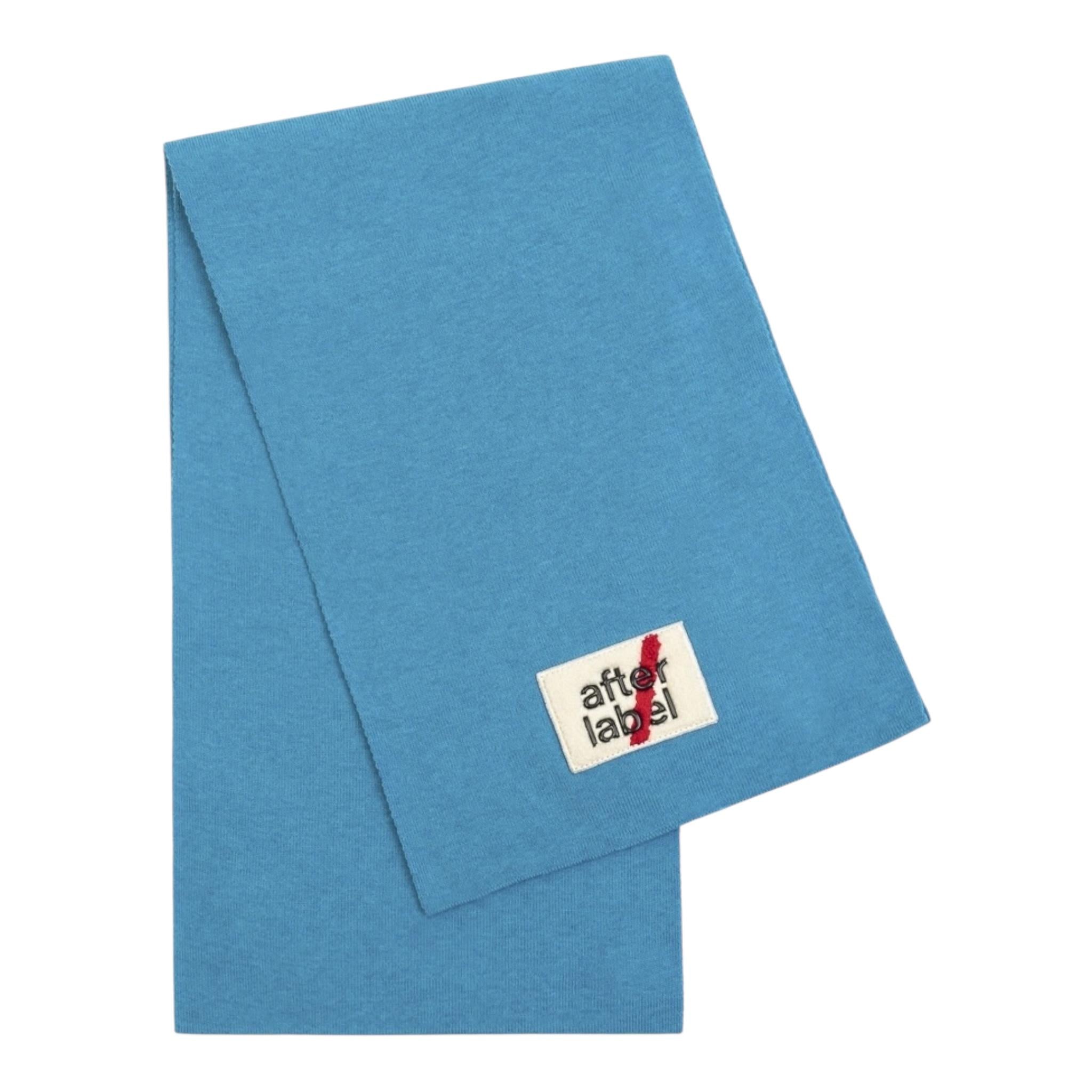 AFTER LABEL set sciarpa-cappello tinta unita Azzurro per Bambino 34UXSET00010 AZZURRO AFTER LABEL 