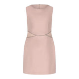 Fun & Fun Abito Giromanica Tinta Unita per Bambina FNCJDR00981XX ROSA FUN & FUN 