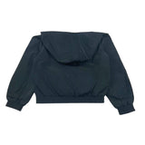 Only Plain Zip Up Jacket With Hood Black For Girls