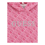 GUESS felpa chiusa con cappuccio tint unita con stampe logo Rosa per Bambina K4YQ00KA6R4 ROSA GUESS 