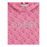 GUESS felpa chiusa con cappuccio tint unita con stampe logo Rosa per Bambina K4YQ00KA6R4 ROSA GUESS 