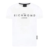 John Richmond T-Shirt Girocollo tinta unita con Stampa Bianco per Bambino RBP25003TSXXX BIANCO JOHN RICHMOND 