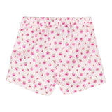 Simonetta Short Solid Color Floral Pattern Pink For Baby Girl