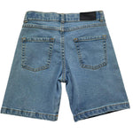 Trussardi Bermuda In Denim Tinta Unita con Girovita Regolabile per Bambino TBP26021BE AZZURRO TRUSSARDI 
