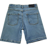 Trussardi Bermuda In Denim Tinta Unita con Girovita Regolabile per Bambino TBP26021BE AZZURRO TRUSSARDI 