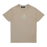 Dsquared2 T-Shirt tinta unita con Stampa Beige per Bambino DQ2856X BEIGE DSQUARED2 