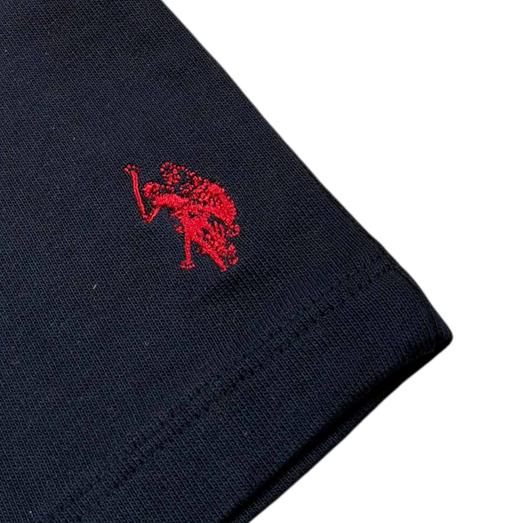 U.S. Pollo Assn Bermuda tinta unita In Tuta Blu per Bambino 61366 BLU U.S. POLLO ASSN 