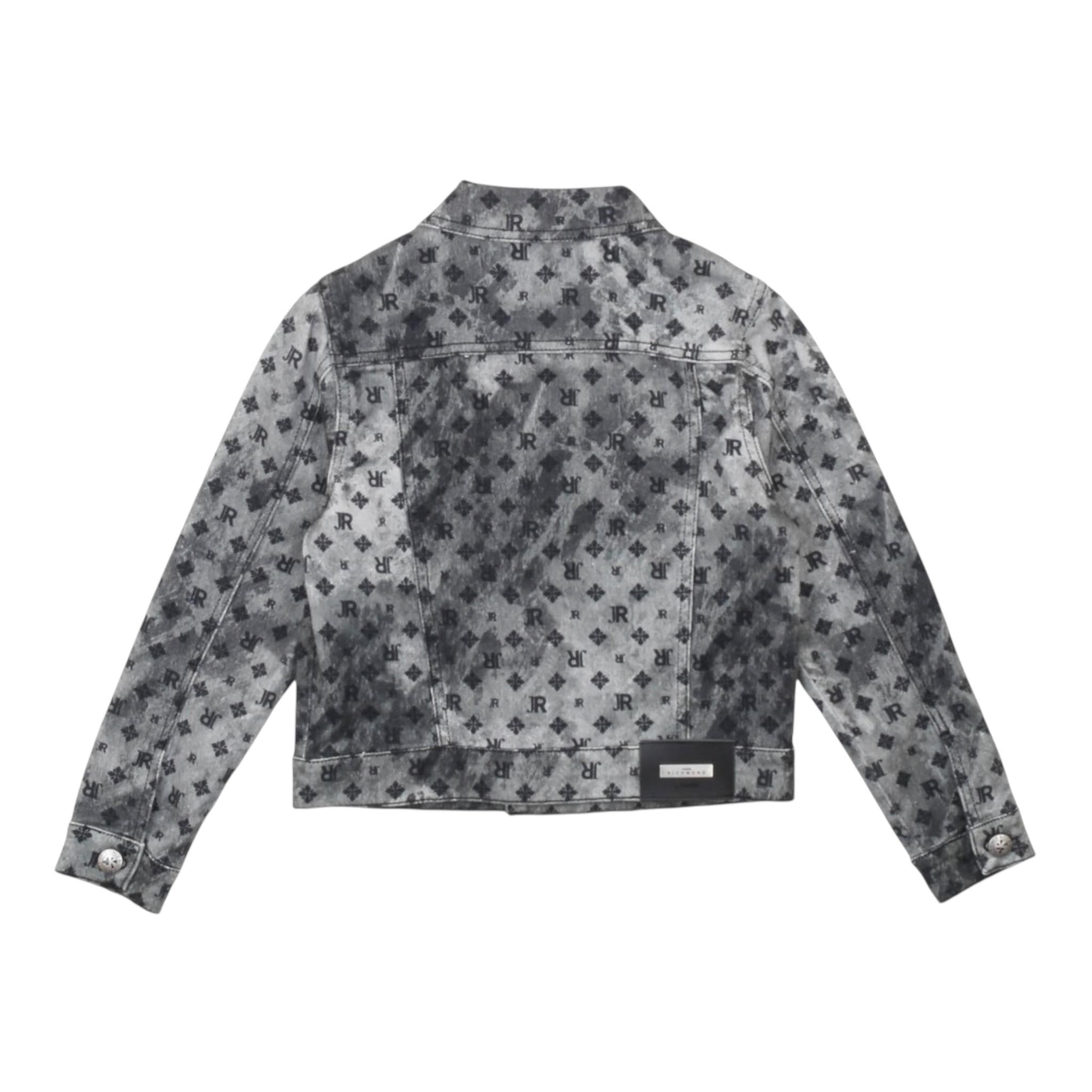 John Richmond Giubbino In Denim Tinta Unita per Bambino RBP25145GB NERO JOHN RICHMOND 