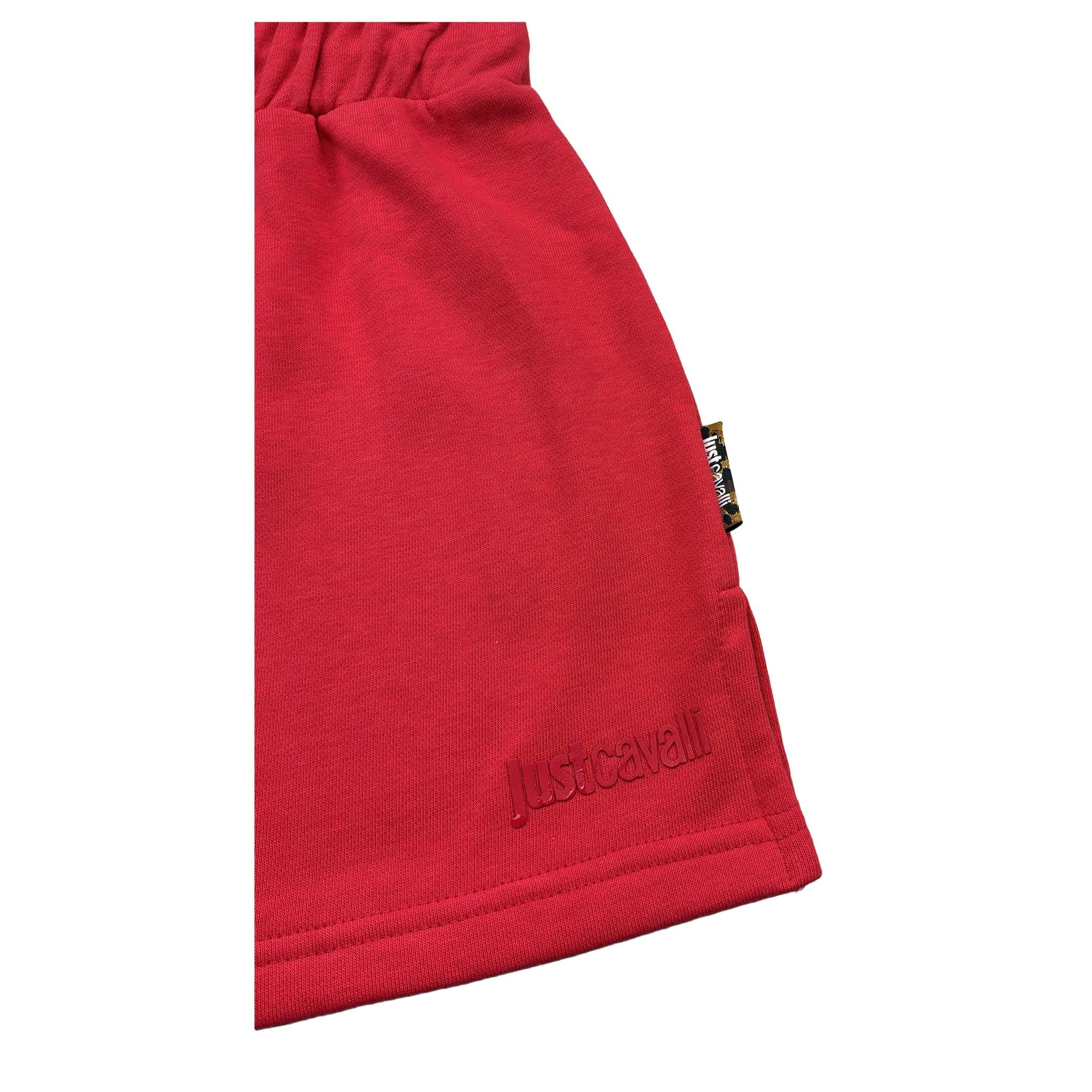 Just Cavalli Gonna Tinta Unita con Logo per Bambina JGP26022GO ROSSO JUST CAVALLI 