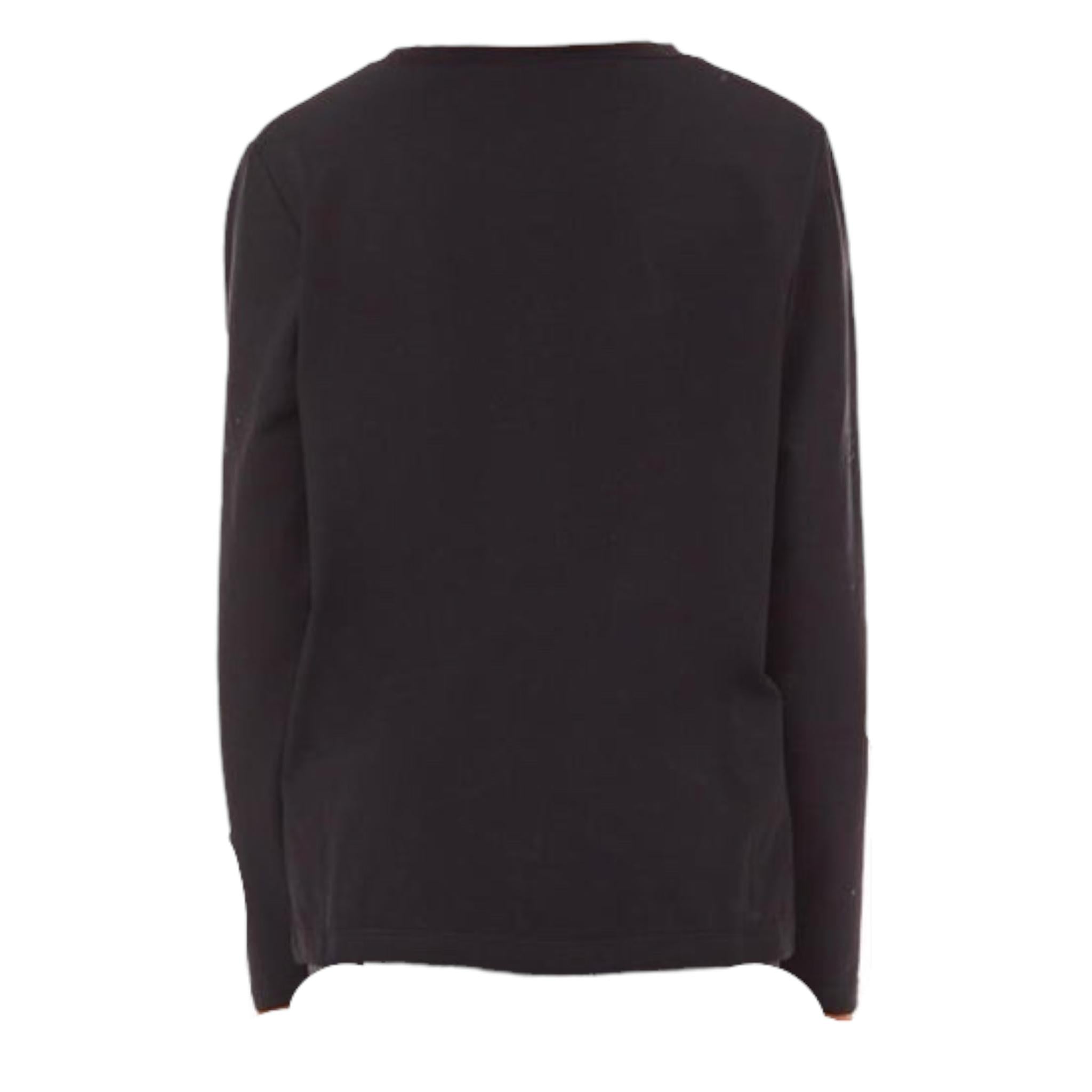 LIU JO shirt girocollo tinta unita con stampa Nero per Bambina GF4156J0088 NERO LIU JO 