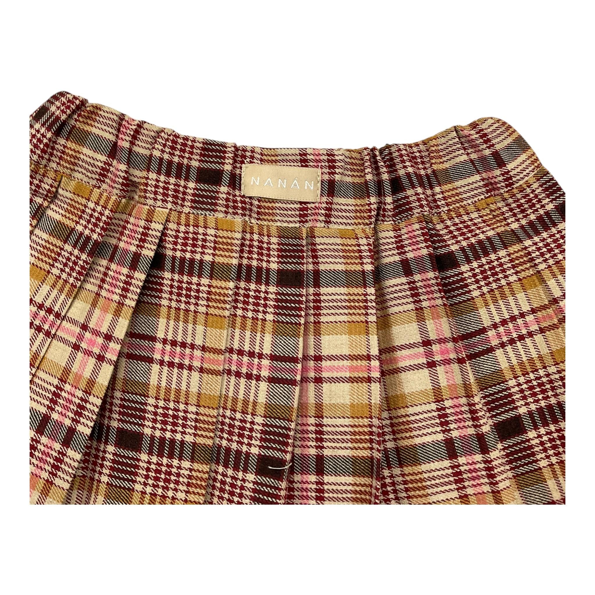 NANAN gonna stampa fantasia Beige per Bambina I24546 BEIGE NANAN 