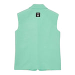 Patrizia Pepe Gilet Tinta Unita con Bottoni per Bambina 7S0278 VERDE ACQUA PATRIZIA PEPE 