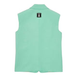 Patrizia Pepe Gilet Tinta Unita con Bottoni per Bambina 7S0278 VERDE ACQUA PATRIZIA PEPE 