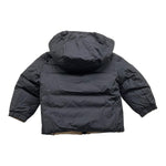 REFRIGIWEAR giubbino tinta unita con zip e cappuccio reversibile Nero/beige per Neonato RWN825 NERO/BEIGE REFRIGIWEAR 