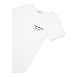 N°21 T-Shirt Girocollo Tinta Unita con Stampa per Bambina N2101Z BIANCO N°21 