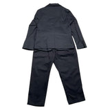 Sp1 Complete 2 Piece Jacket-Pants Solid Color Black For Boys