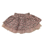 Y-CLU gonna tinta unita con fantasia maculata Rosa per Neonata YN20773 ROSA Y-CLU 