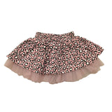 Y-CLU gonna tinta unita con fantasia maculata Rosa per Neonata YN20773 ROSA Y-CLU 