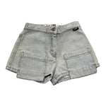 Aspesi Short In Denim Tinta Unita con Elastico In Vita per Bambina S25018PSJ0042 AZZURRO ASPESI 