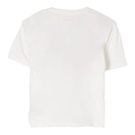 Simonetta T-Shirt Girocollo Tinta Unita con Stampa per Bambina SW8A01 BIANCO SIMONETTA 