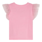 Guess T-Shirt Girocollo Tinta Unita con Logo per Neonata K5GI18K6YW4X ROSA GUESS 