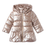 SARABANDA giubbino reversibile tinta unita con zip e cappuccio Rosa per Bambina A285J ROSA SARABANDA 