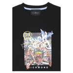 John Richmond T-Shirt Tinta Unita con Stampa per Bambino RBP25170TSX NERO JOHN RICHMOND 